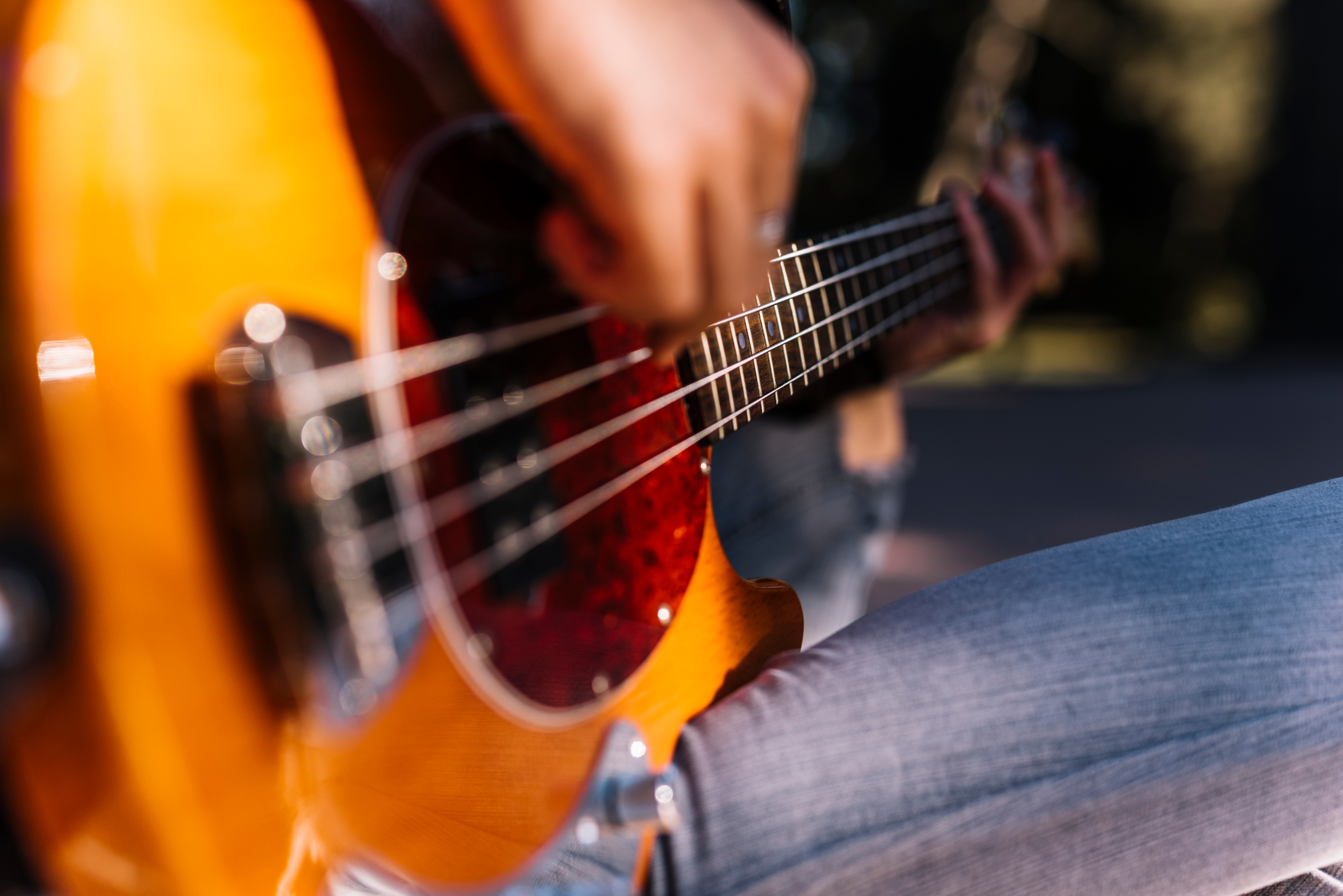 Sitting With Guitar